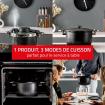 Autocuiseur 2 en 1 Clipso Minut Duo Tempo 6L Noir
