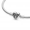 Bracelet Maille Serpent Fermoir Cœur Arbre de Vie Pandora Moments