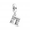 Charm pendant Arc de Triomphe en Argent