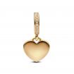 Charm Pendant Plaque Cœur Gravable