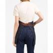 Tablier court en jean Brut