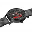 Montre Homme PADDOCK Cadran Noir Bracelet Acier milanais Noir