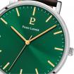 Montre Homme ESSENTIAL Cadran Vert Bracelet Cuir Brun