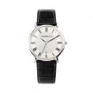 CLASSIQUE – QUARTZ – ACIER & CUIR NOIR
