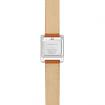 Ve AVENUE – BRACELET DOUBLE – ACIER & CUIR BRUN