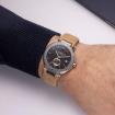 NEWPORT – QUARTZ – ACIER & CUIR BEIGE