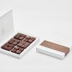 Coffret de 24 bonbons de chocolats noir