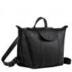 Sac à dos Le Pliage Cuir coloris noir