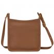 Sac porté travers zippé S Le Foulonné coloris caramel