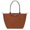 Sac shopping L Le Pliage Green coloris cognac