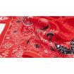 Carré 67 en twill de soie imprime bandana