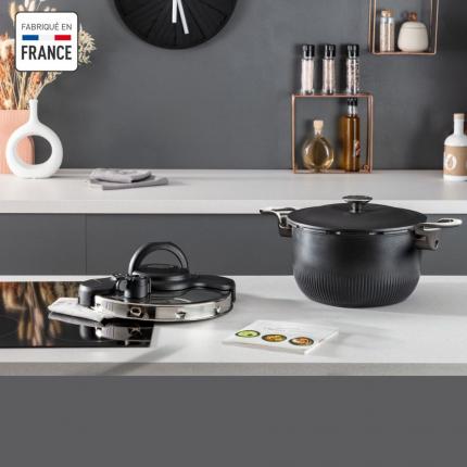 Autocuiseur 2 en 1 Clipso Minut Duo Tempo 6L Noir