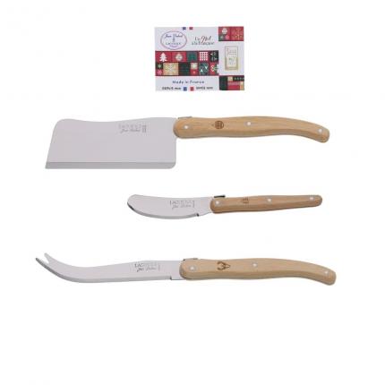 Laguiole hêtre PEFC 3 pièces fromage