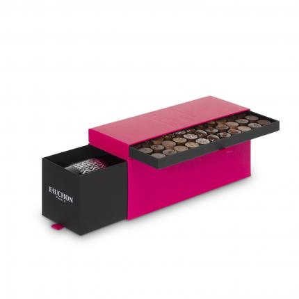 Coffret Champagne brut FAUCHON 1500ml et 33 chocolats 264g