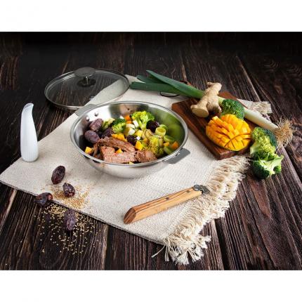 SET WOK 24 CM CASTELINE AMOVIBLE