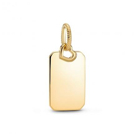 Pendentif Plaque Rectangulaire Gravable
