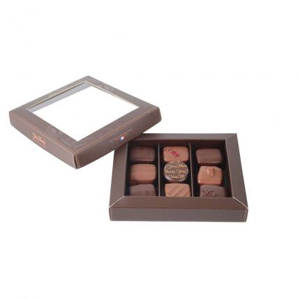 Boite 9 chocolats 90g assortis