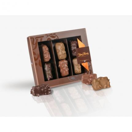 Coffret 6 mini-rochers assortis 65g