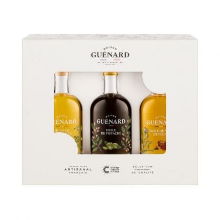 Coffret d'huiles d'exception 3 x 9cL - Gourmand (Pistache, Cacahuète, Pécan)