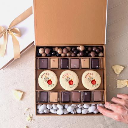 Coffret gourmand personnalisé "L'élégant"