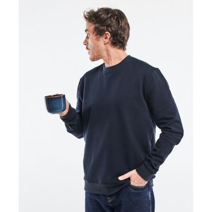 Sweat molleton gratté coton  issu de l'agriculture biologique Uni