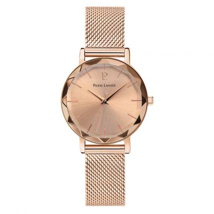 Montre Femme MULTIPLES Cadran Doré rose Bracelet Acier milanais Doré rose