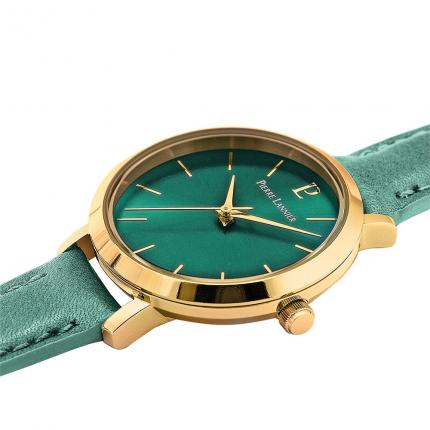 Montre Femme CHOUQUETTE Cadran Vert Bracelet Cuir  Vert