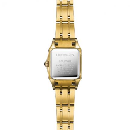 LUNA – QUARTZ – ACIER & PVD OR JAUNE