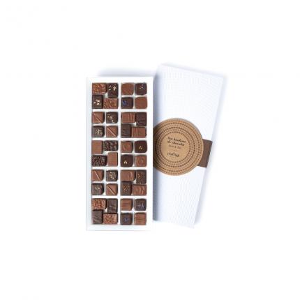 Coffret de bonbons de 40 chocolats assortis