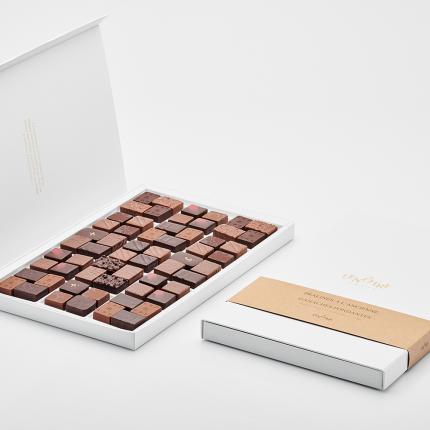 Coffret de 60 bonbons de chocolats assortis