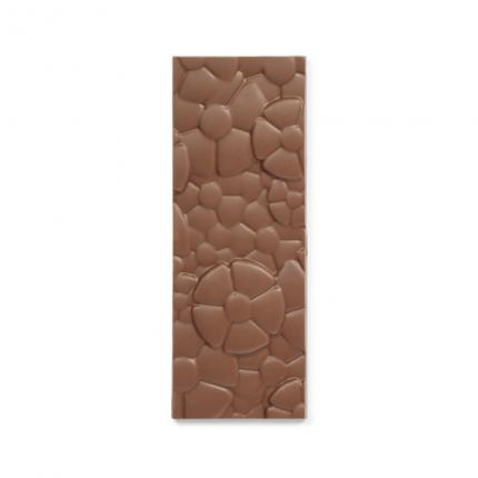 Tablette florale, caramel et gianduja