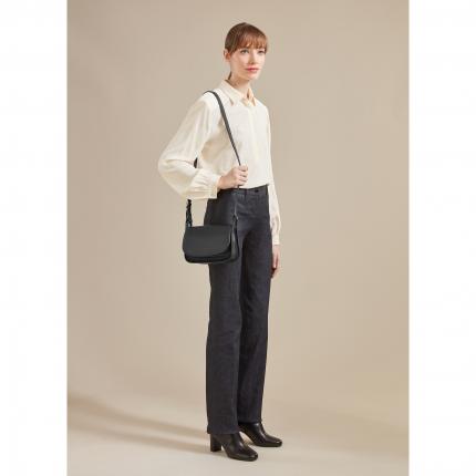 Sac porté travers S Le Foulonné coloris noir