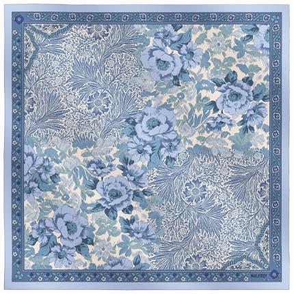 Carré 67 en twill de soie
imprime William