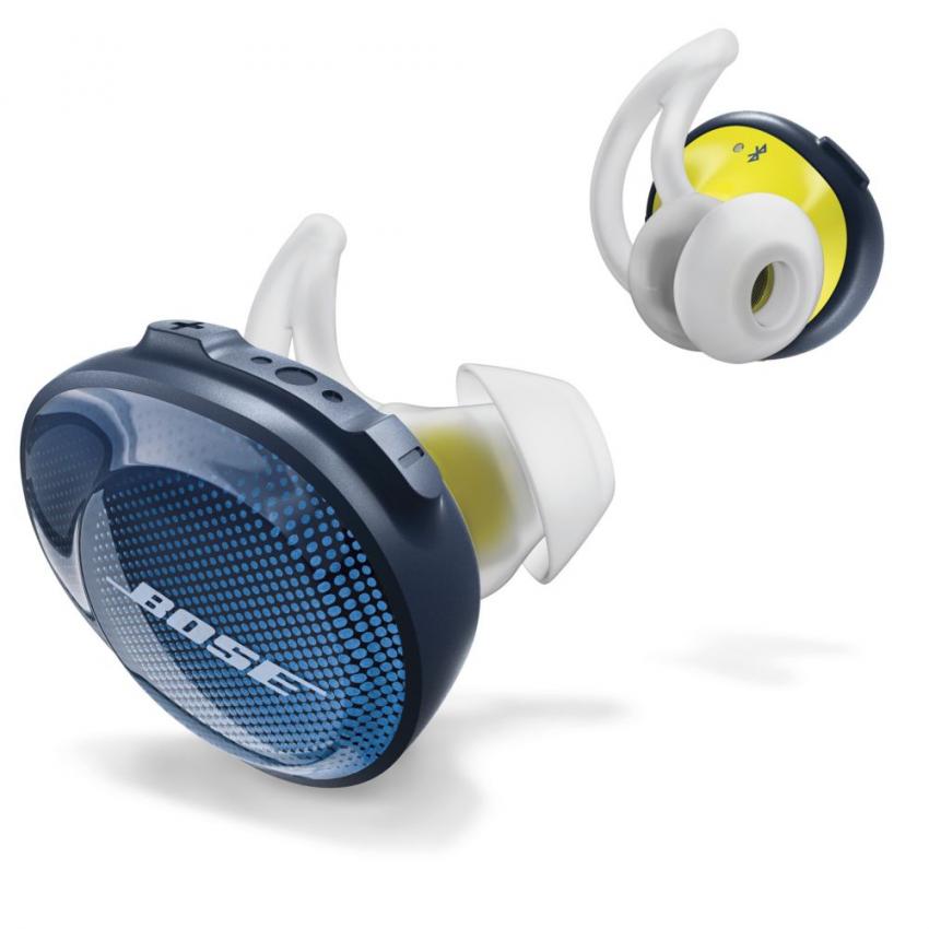 Écouteurs sans fil SoundSport® Free, bleu/citron