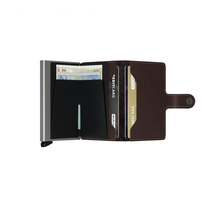 Porte-cartes RFID Original marron