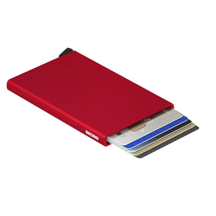 Porte-cartes RFID rouge