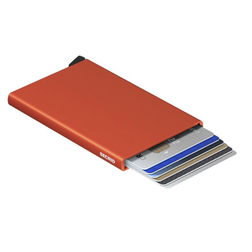 Porte-cartes RFID orange