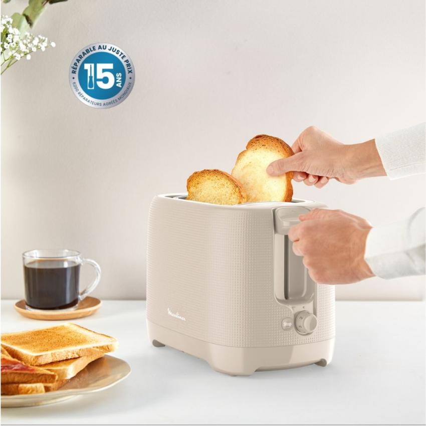 MORNING TOASTER 2 FENTES GRIS CHAUD
