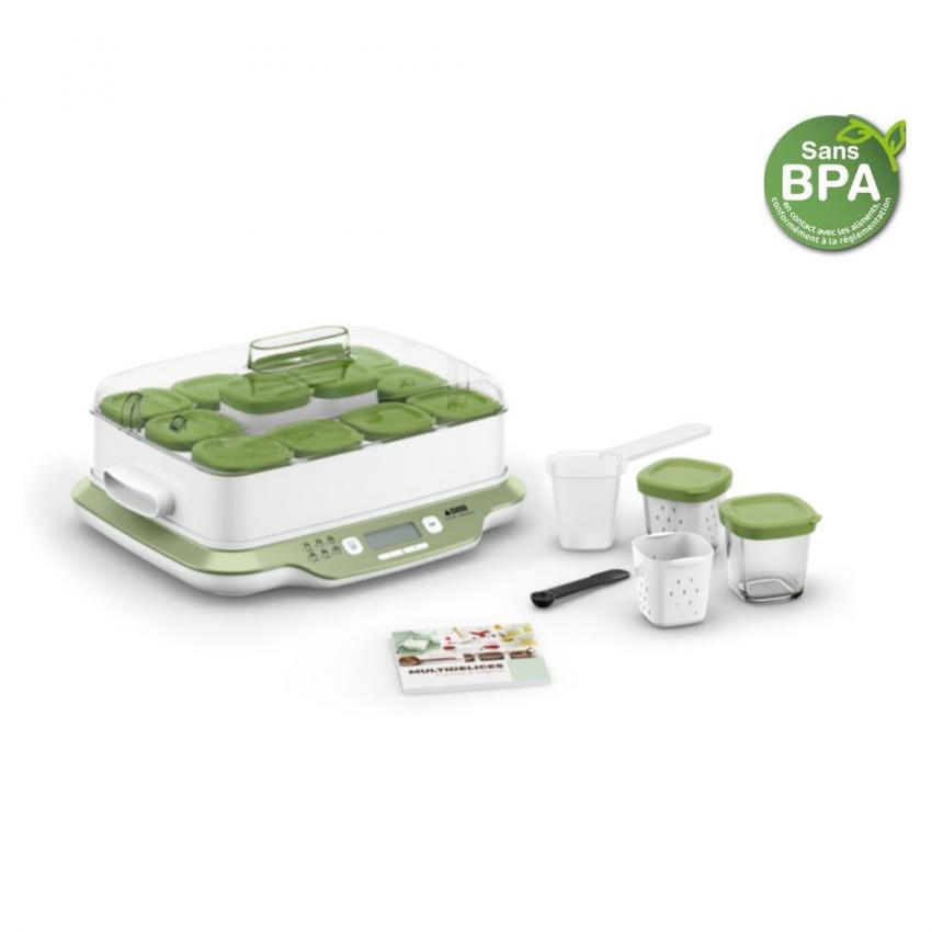 Yaourtière Multidelices Express Vegetale 12 Pots
