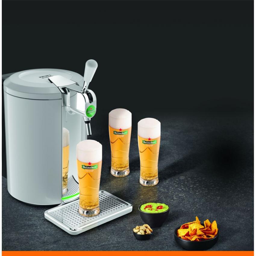 BEERTENDER COMPACT SILVER AVEC PLATEAU,VERRES ET SS-BOCKS