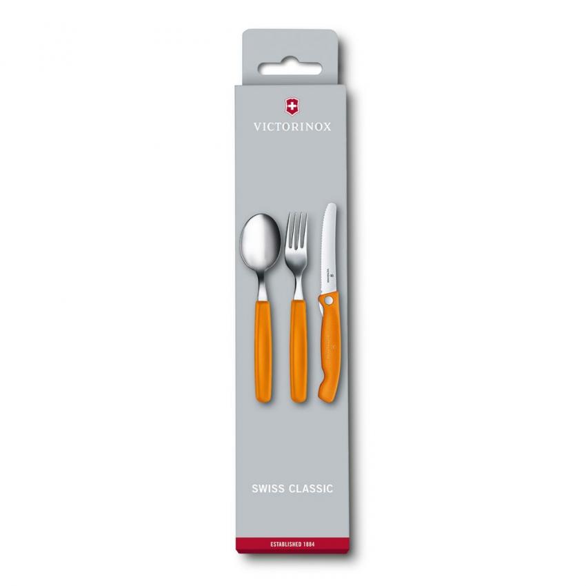 Set de cuillère, fourchette et couteau d'office Swiss Classic
