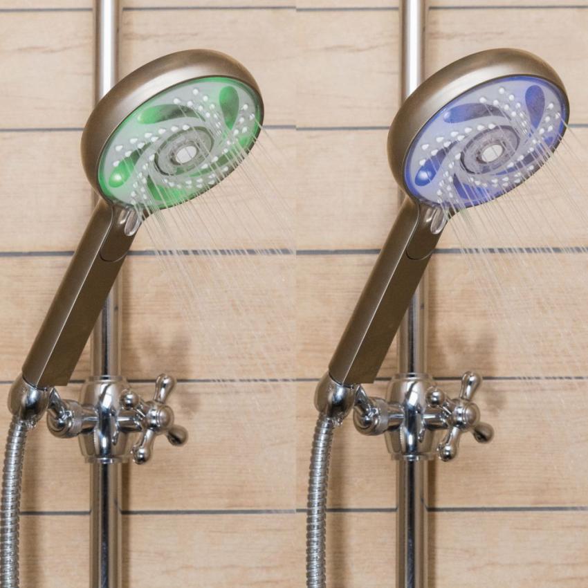 Pommeau de douche Hydrao Aloé Nickel brossé