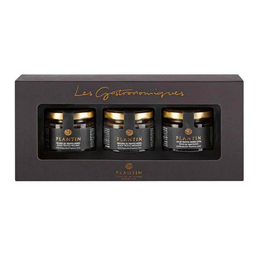 Coffret gastronomique, trio dîner de truffe