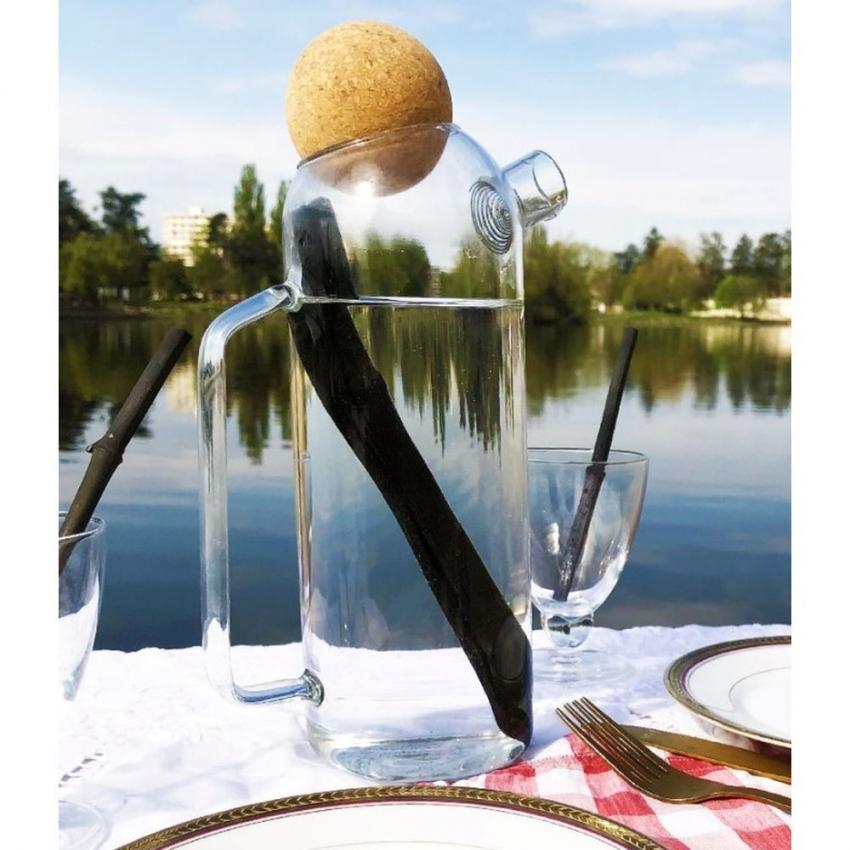 CARAFE FILTRANTE & BRANCHE DE BINCHOTAN