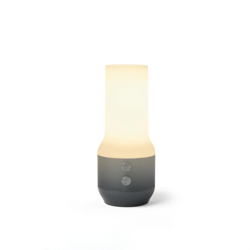 Lampe LED 3-en-1 avec enceinte & batterie intégrées Terrace +