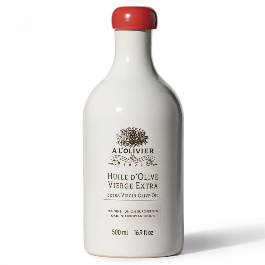 HUILE D'OLIVE VIERGE EXTRA FRUITÉ VERT - BOUTEILLE GRÈS 500ML