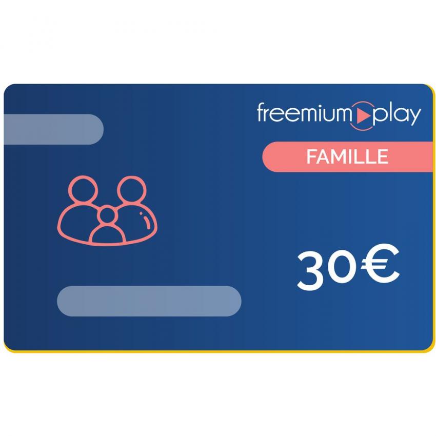 Carte Cadeaux FreemiumPlay "Famille"