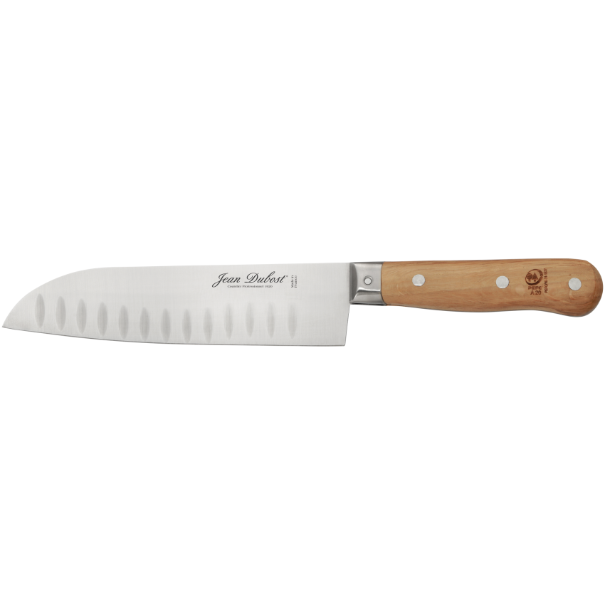 1920 couteau santoku chêne PEFC