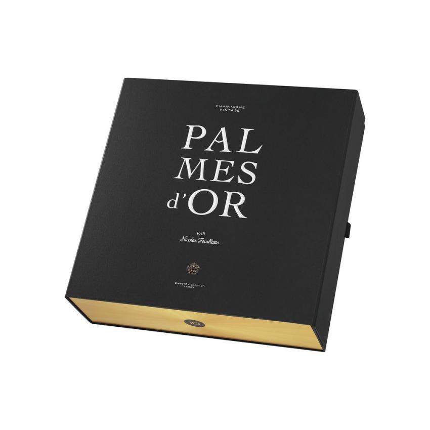 Palmes d'Or Brut - 1 bouteille + 2 flûtes en coffret