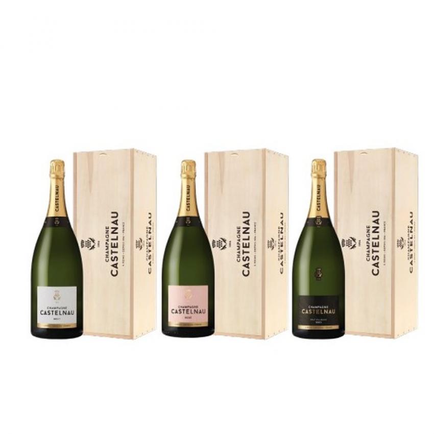 Magnum Champagne Castelnau en coffret bois